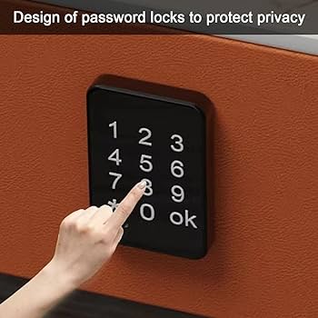 TPTBON パスワードロック LEDベッドサイドテーブル 充電ステーション Amazon.co.jp: TPTBON パスワードロック スマートナイトスタンド